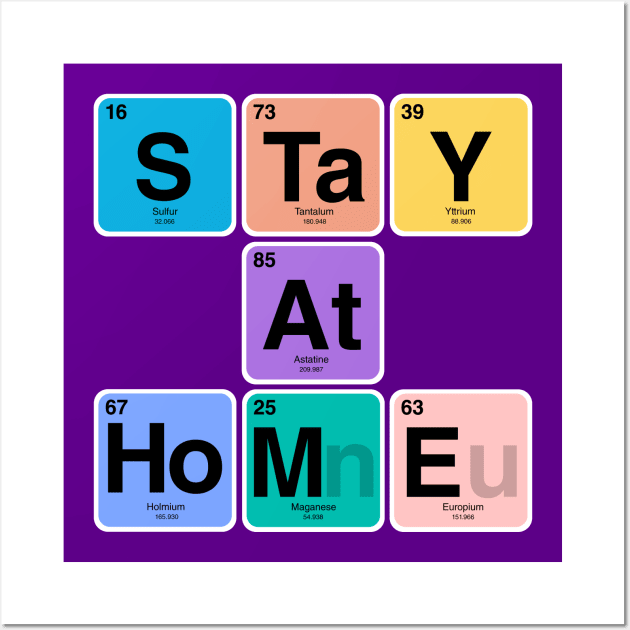 Stay at home Wall Art by cariespositodesign